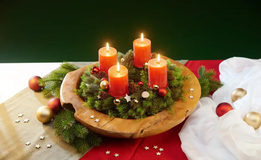 Adventskranz auf dem Teller - Schnell, sicher & stilvoll selbst machen