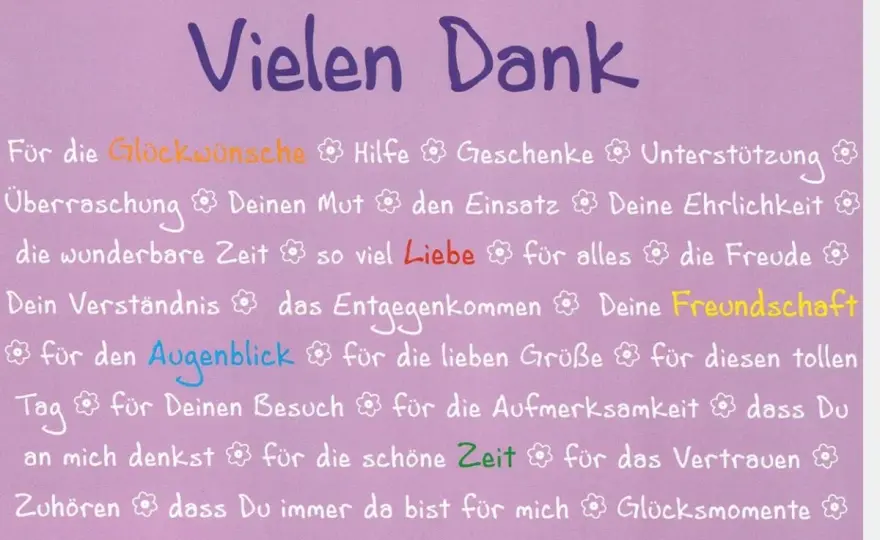 Dankeschön formulieren - Keine Floskeln, echte Wertschätzung