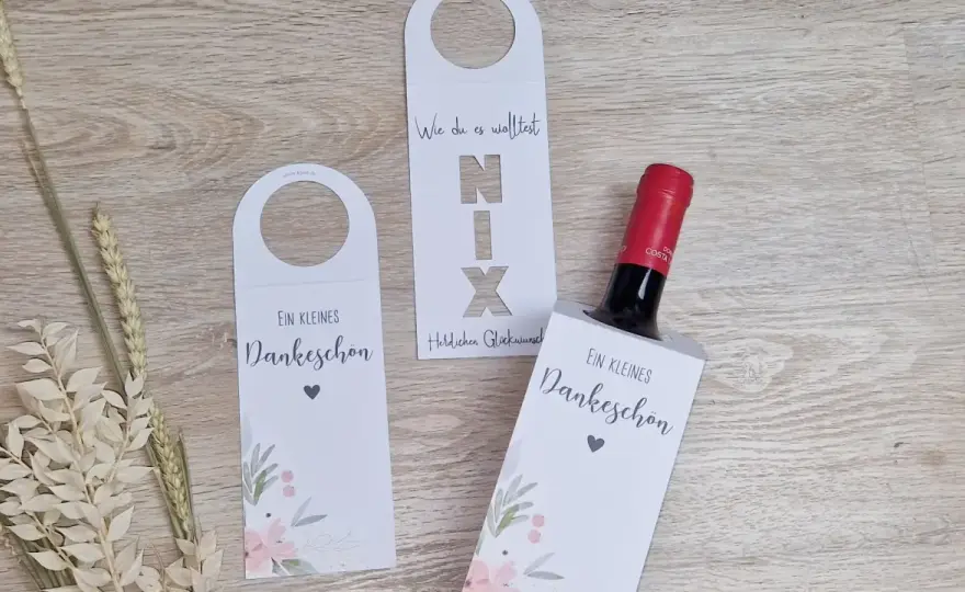 Weinflasche mit Geld verpacken - So gelingt's stilvoll!